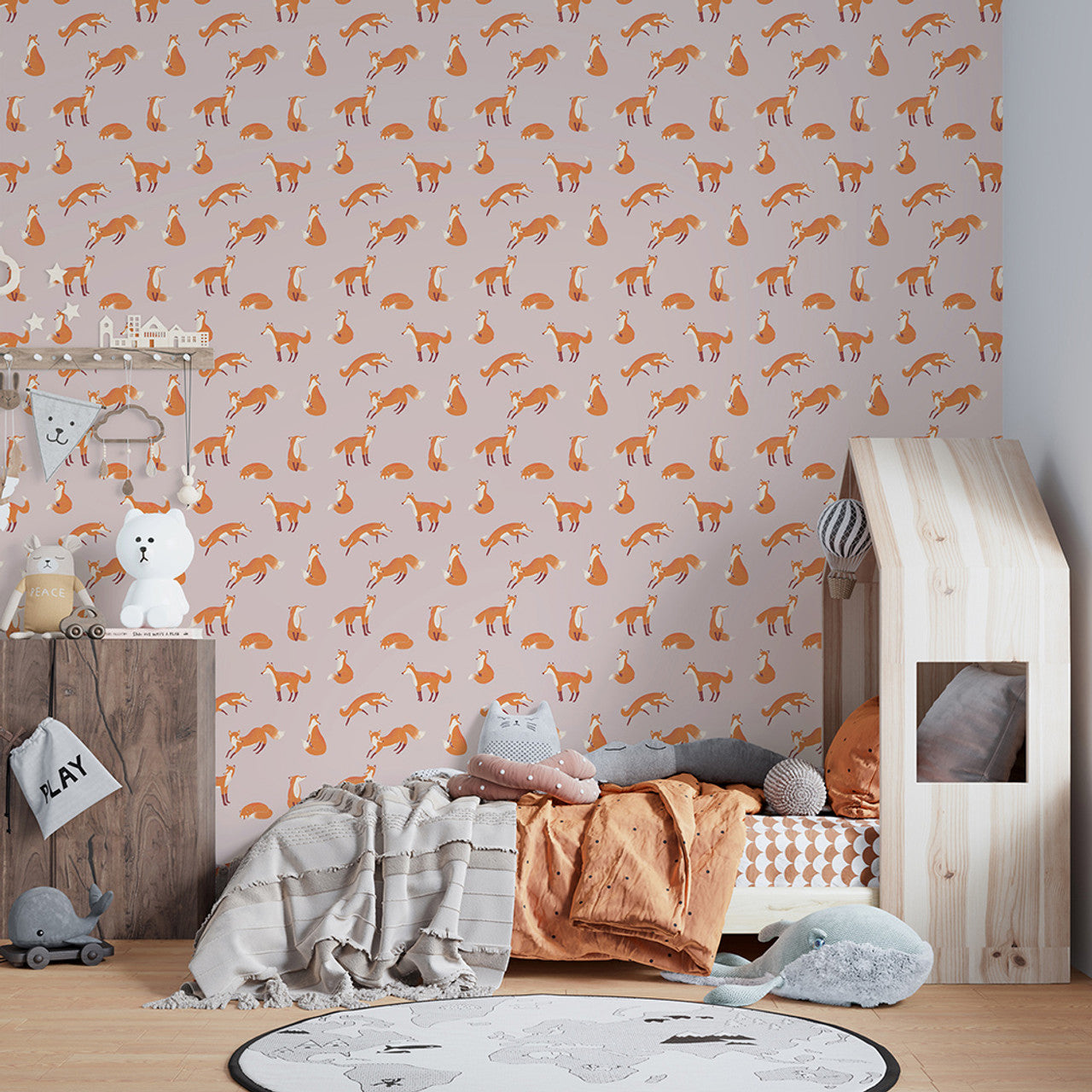 Friendly Foxes Great Kids Wallpaper