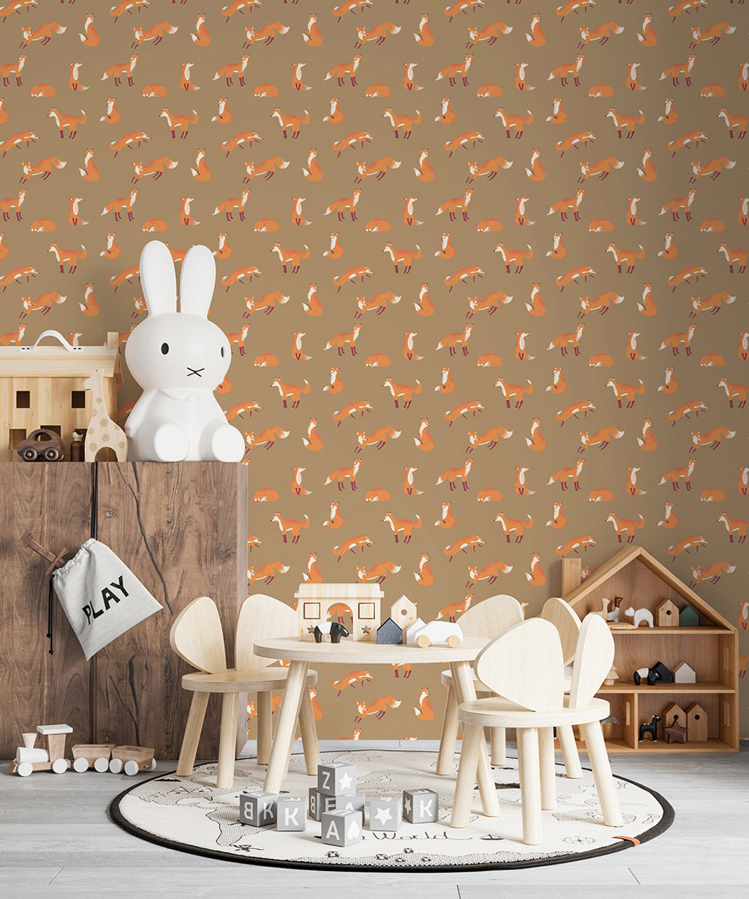 Friendly Foxes Great Kids Wallpaper
