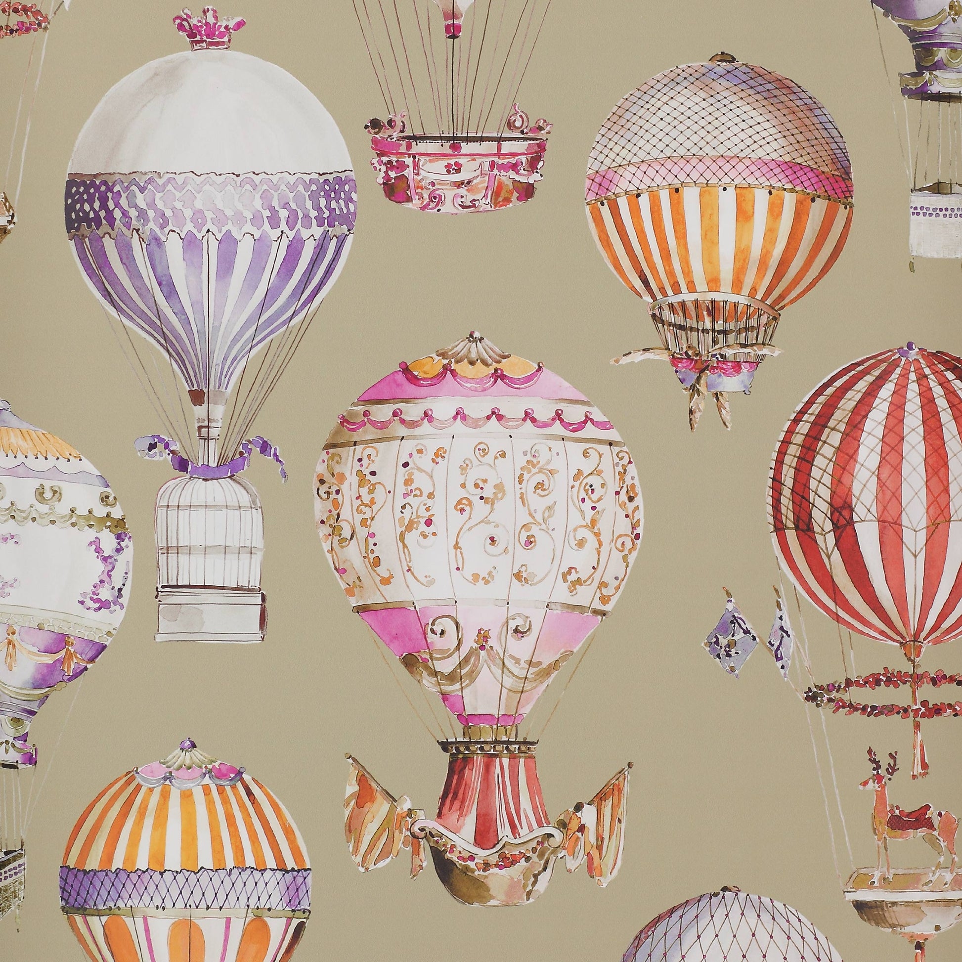 L'envol Nursery Wallpaper - Sand