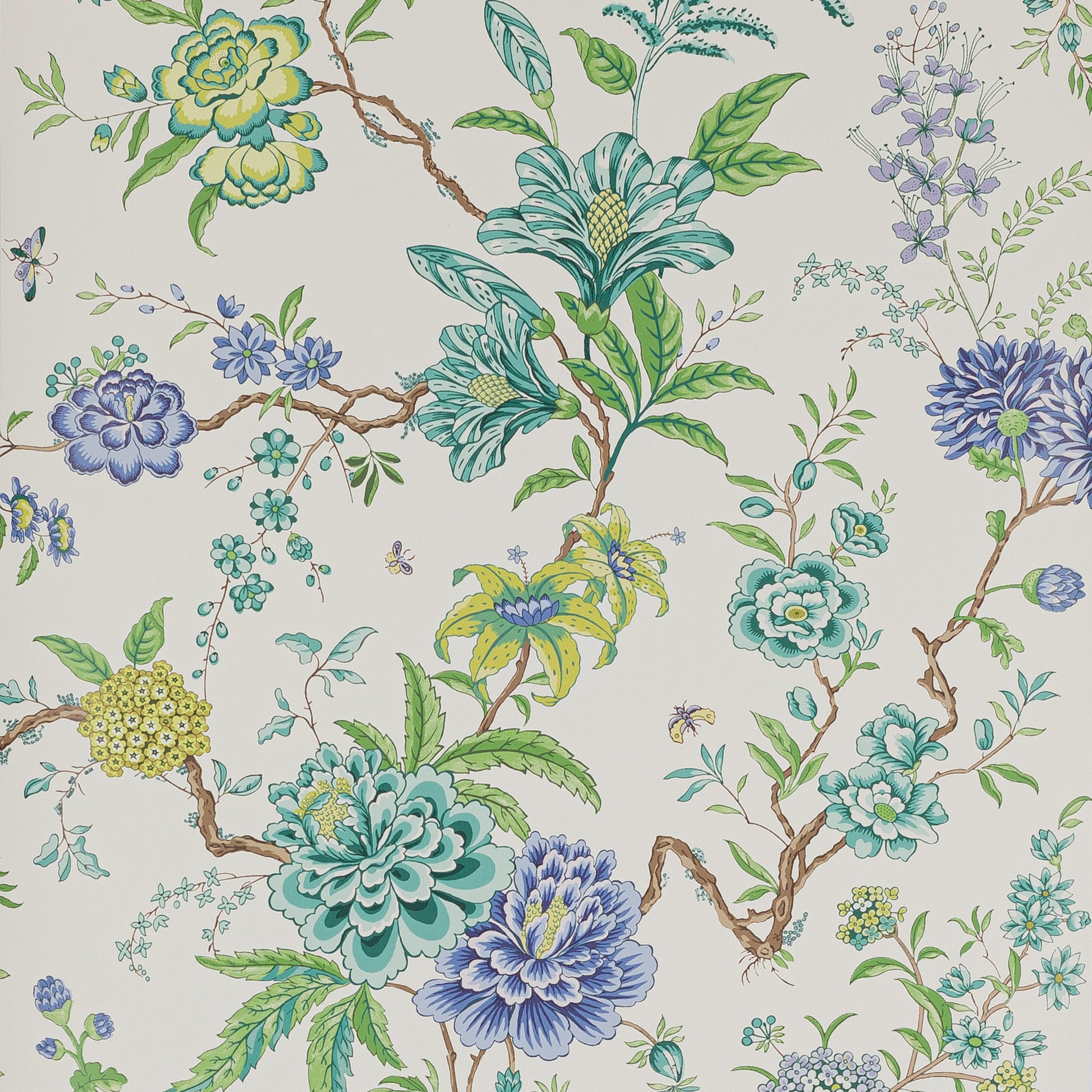 Beauchamp Nursery Wallpaper - Bule