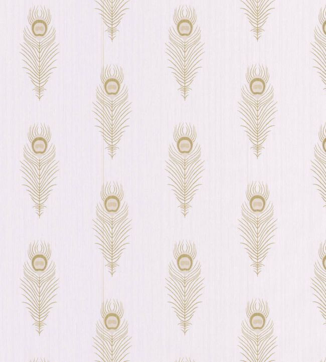 Peacock Nursery Wallpaper - Pink