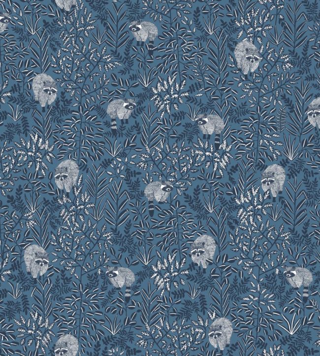 Free Spirit Nursery Wallpaper - Blue