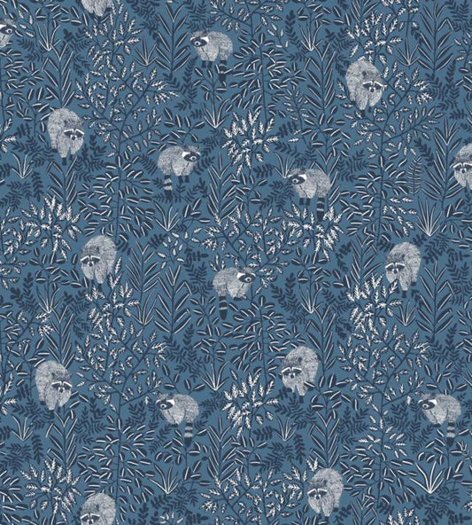 Free Spirit Nursery Wallpaper - Blue