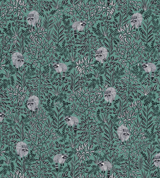 Free Spirit Nursery Wallpaper - Green