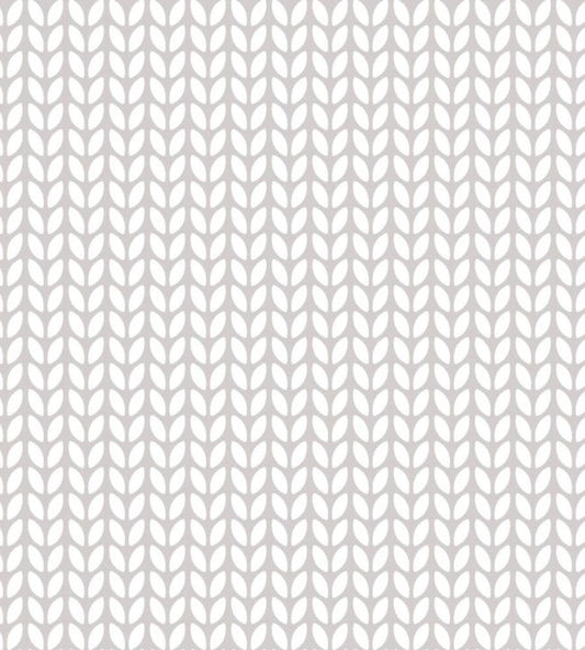 Simplicity Nursery Wallpaper - Silver