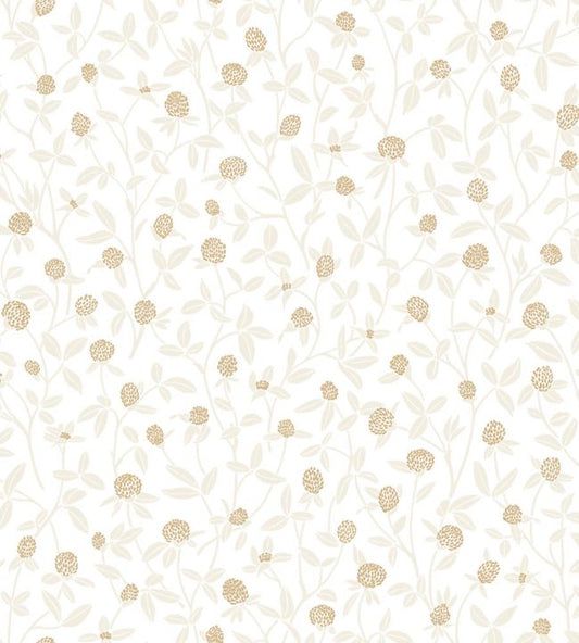 Serenity Nursery Wallpaper - White