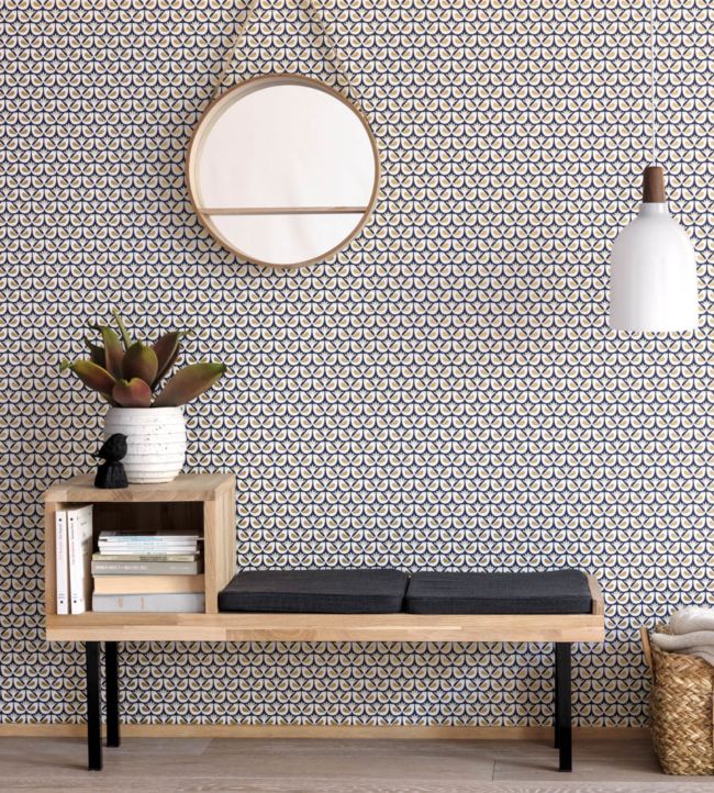 Freedom Nursery Room Wallpaper - Blue