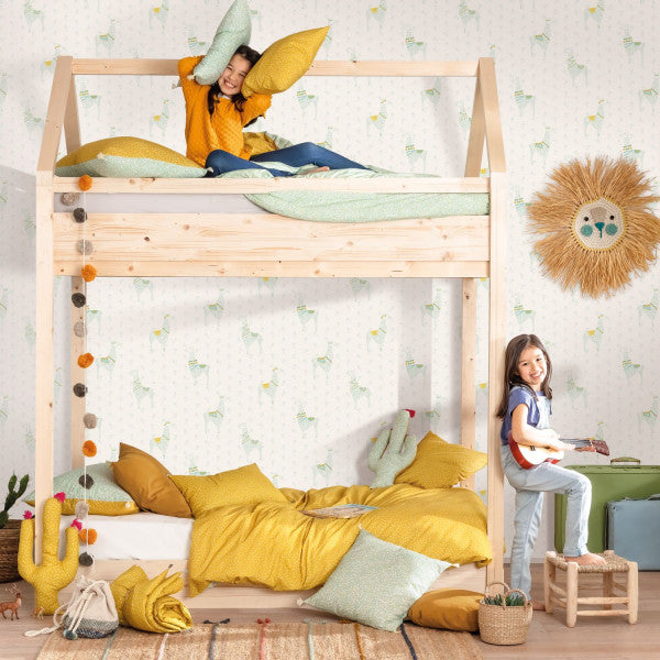 Lamaste Nursery Room Wallpaper - Green