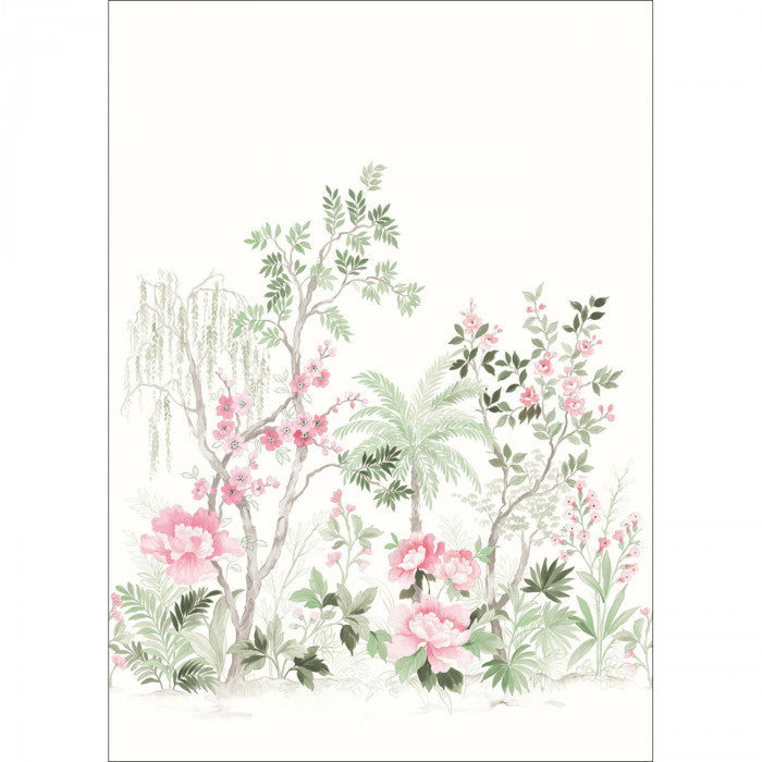 Beauty Full Image Japanese Garden Nursery Wallpaper - Green