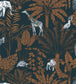 Jungle Trip Nursery Wallpaper - Gray