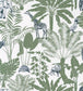Jungle Trip Nursery Wallpaper - Green