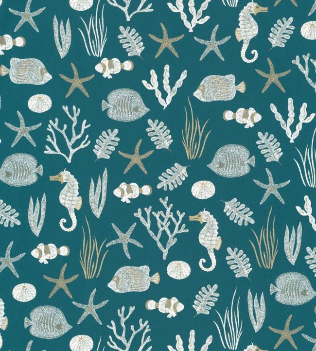 Selfish Nursery Wallpaper - Blue