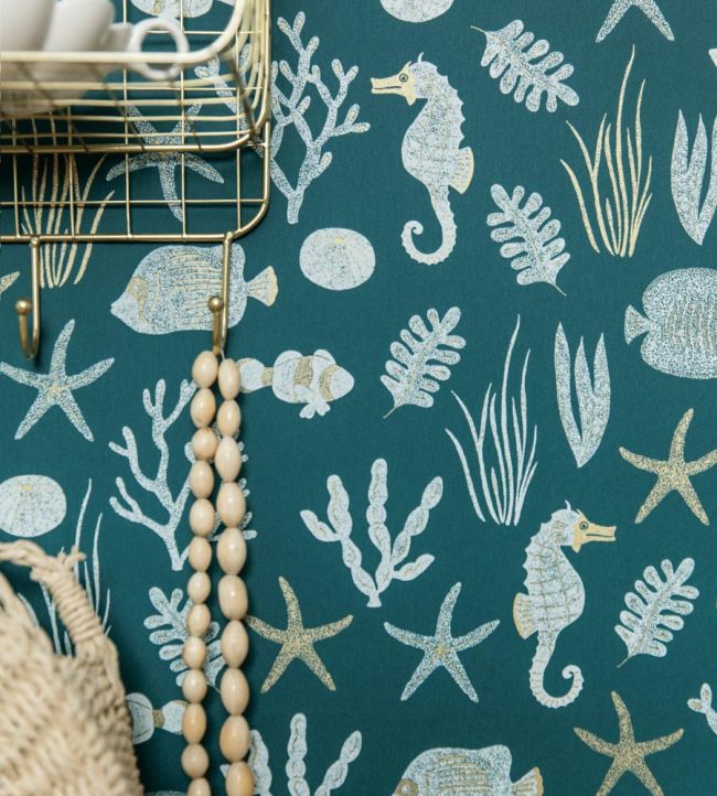 Selfish Nursery Room Wallpaper 2 - Blue