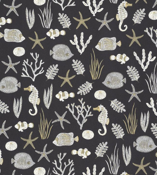 Selfish Nursery Wallpaper - Black