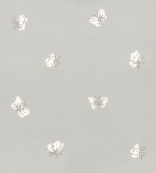 Peaseblossom Nursery Wallpaper - Silver