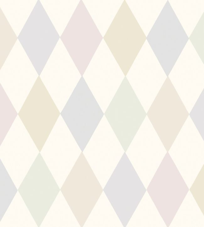 Punchinello Nursery Wallpaper - Pink