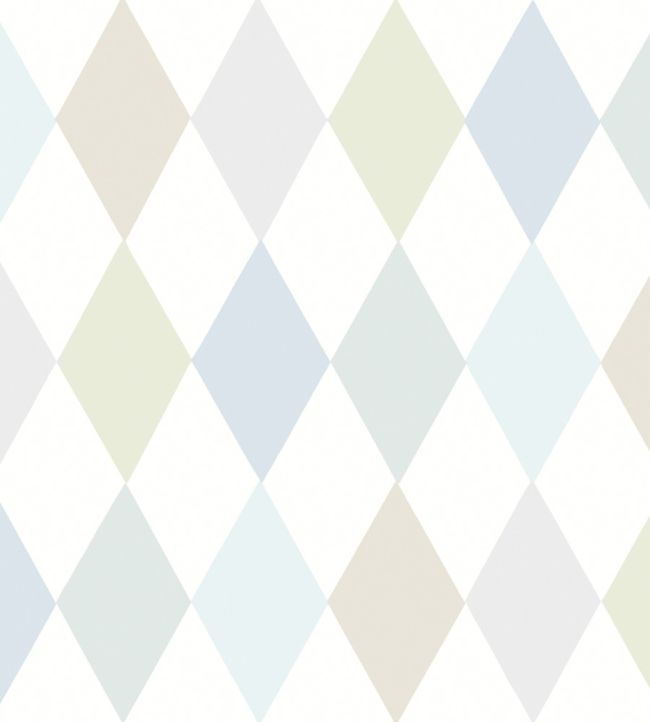 Punchinello Nursery Wallpaper - Cream
