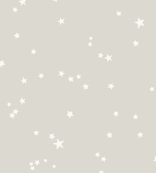 Stars Nursery Wallpaper - Gray