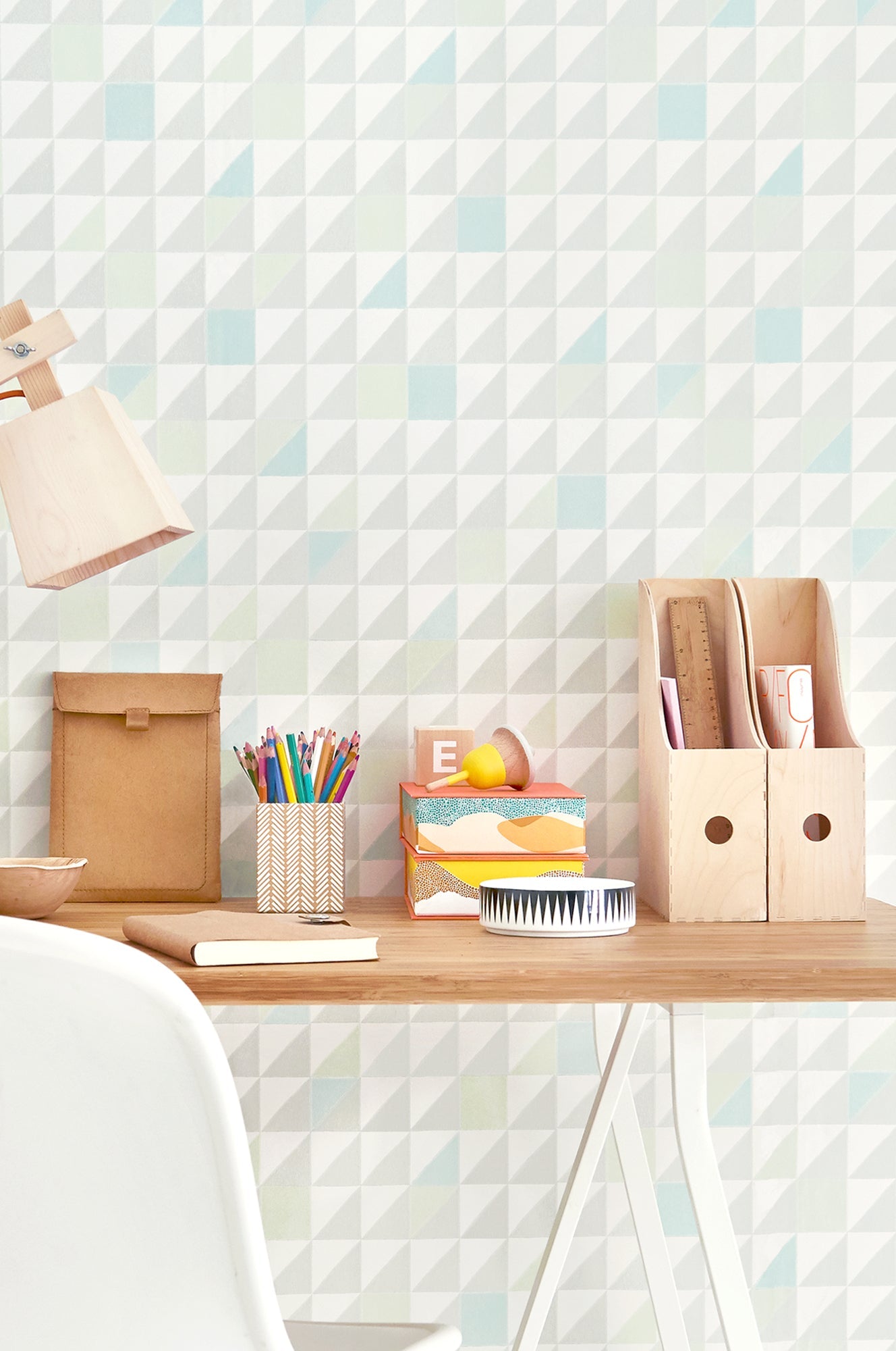 Katinka Turquoise/green Wallpaper - Majvillan