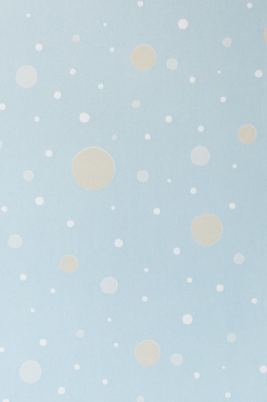 Confetti Soft Blue Wallpaper - Majvillan