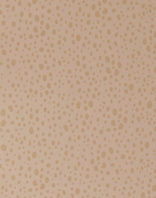 Animal Dots Dusty Peach Wallpaper - Majvillan