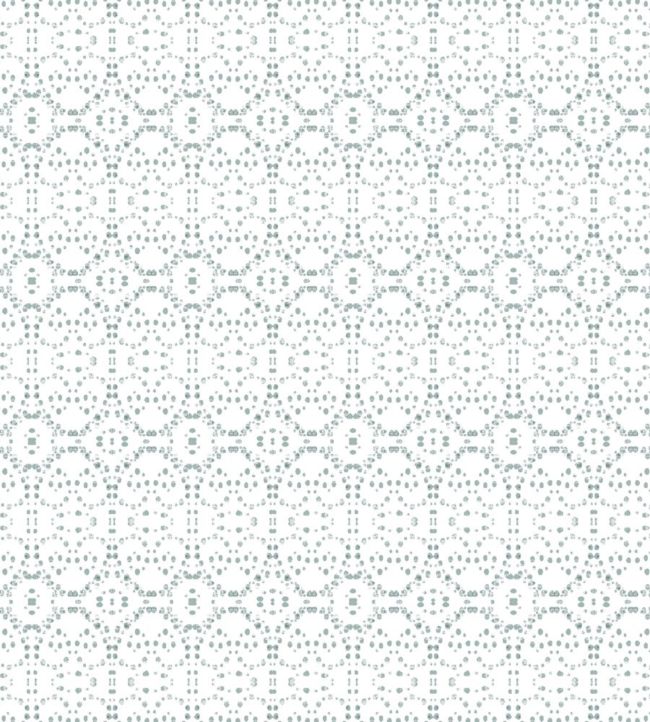 Dotty Hearts Nursery Fabric - Blue