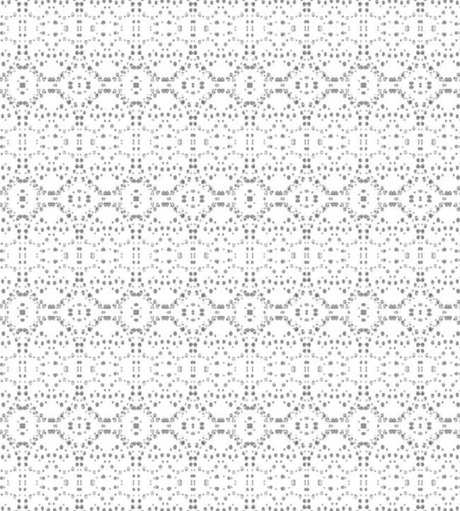 Dotty Hearts Nursery Fabric - Gray