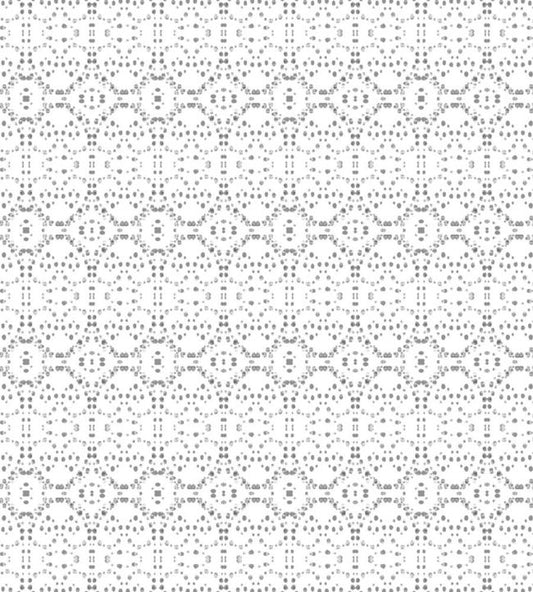 Dotty Hearts Nursery Fabric - Gray
