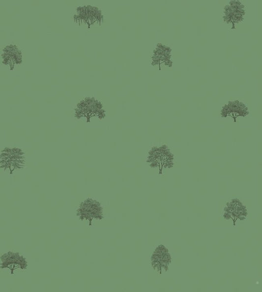 Arboretet Nursery Wallpaper - Green