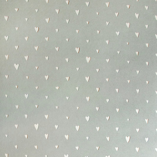 Hearts Great Kids Nursery Wallpaper - Green
