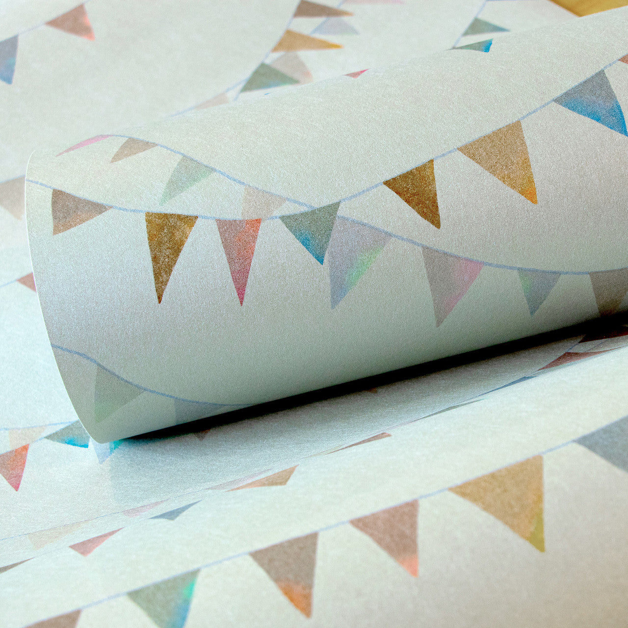 Garland Great Kids Nursery Room Wallpaper 2 - Teal