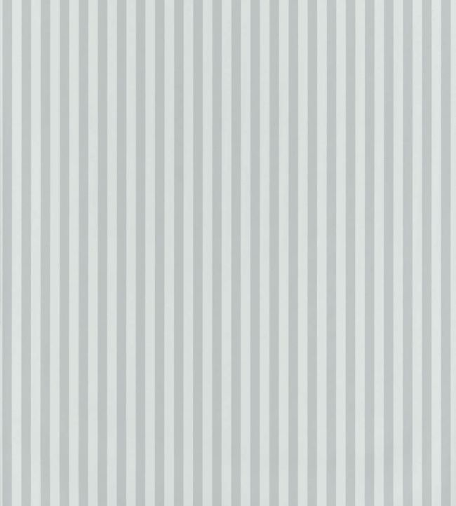 Happy Dreams Rayure Nursery Wallpaper - Silver