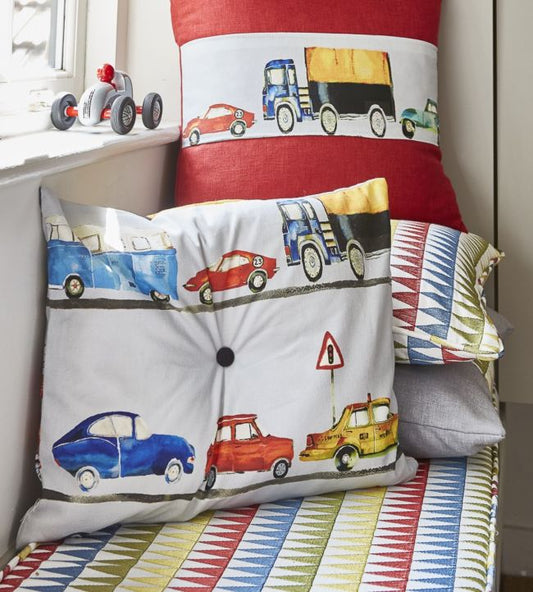 Mix It Up Nursery Room Fabric 2 - Blue