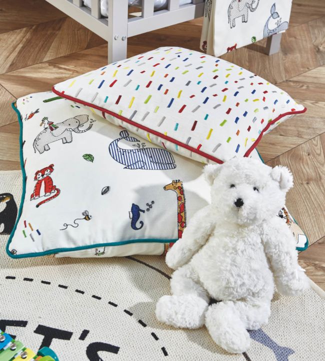 Dolly Mixture Nursery Room Fabric 2 - Multicolor