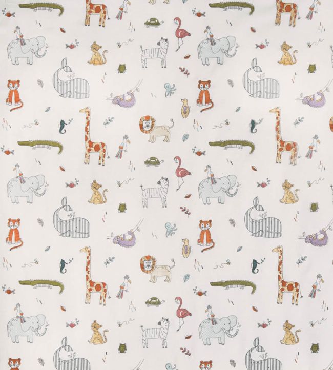 Doodle Nursery Fabric - Multicolor