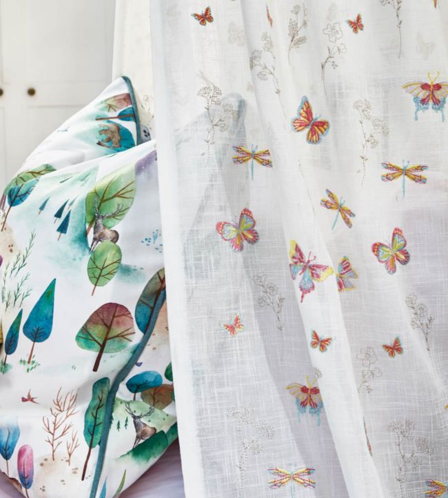 Flutterby Nursery Room Fabric 2 - Cream
