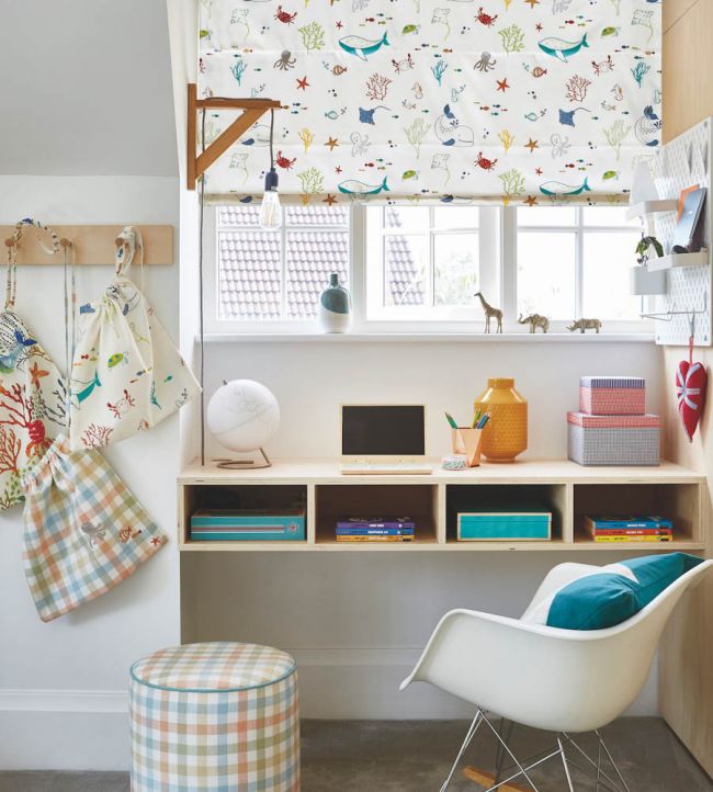Splash Nursery Room Fabric - Cream