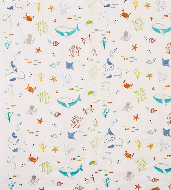 Splash Nursery Fabric - Blue