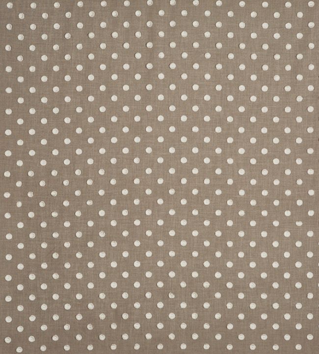 Pom Pom Nursery Fabric - Brown