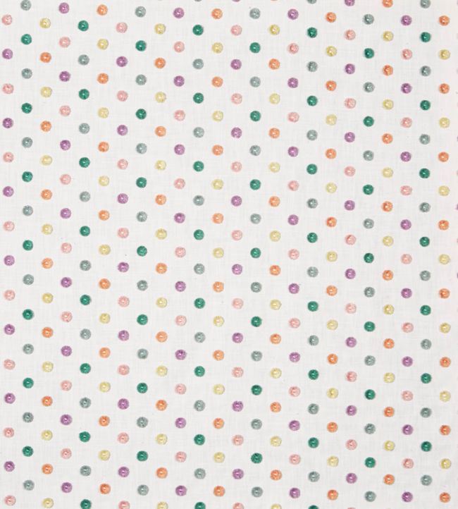 Pom Pom Nursery Fabric - Blue