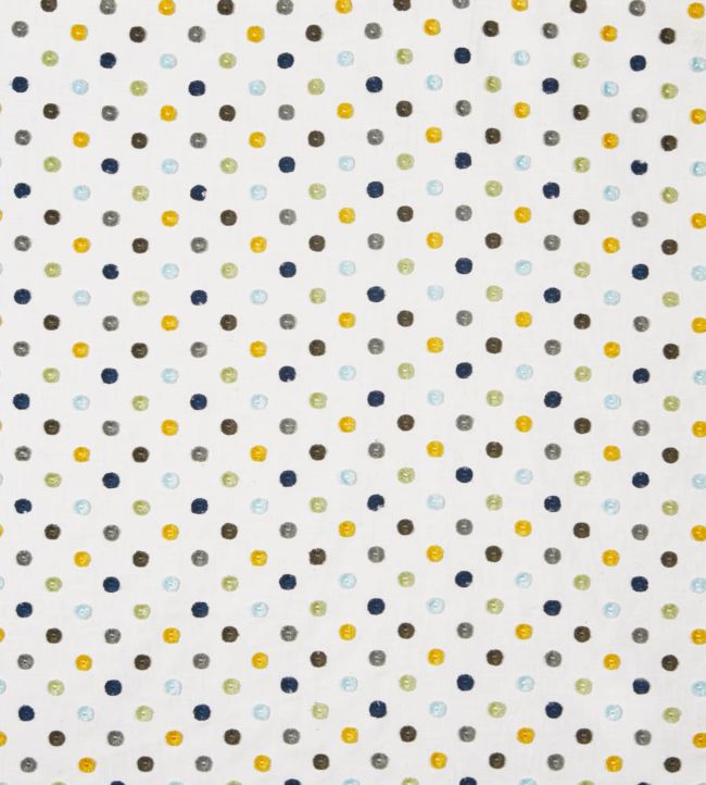 Pom Pom Nursery Fabric - Gray