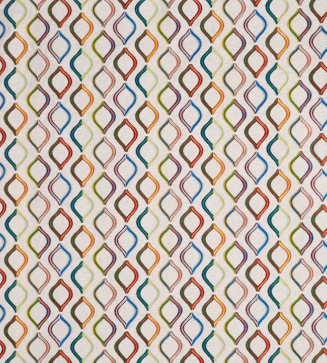 Spinning Top Nursery Fabric - Pink