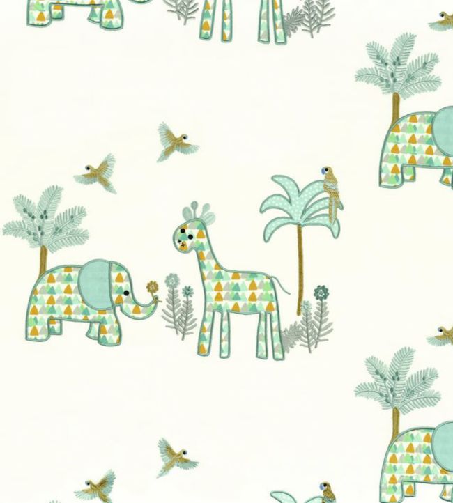 Paul & Marius Nursery Fabric - Green