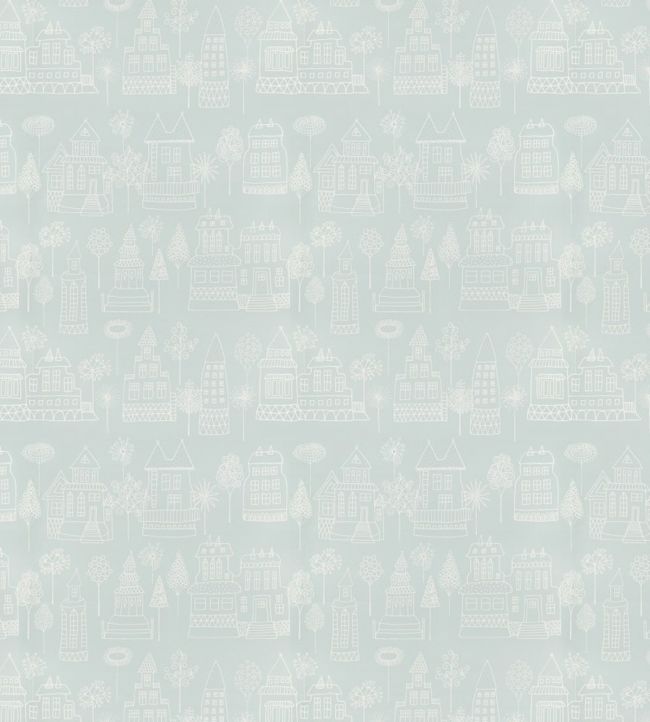Kaspar Nursery Wallpaper - Blue