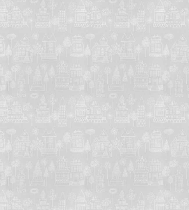 Kaspar Nursery Wallpaper - Silver