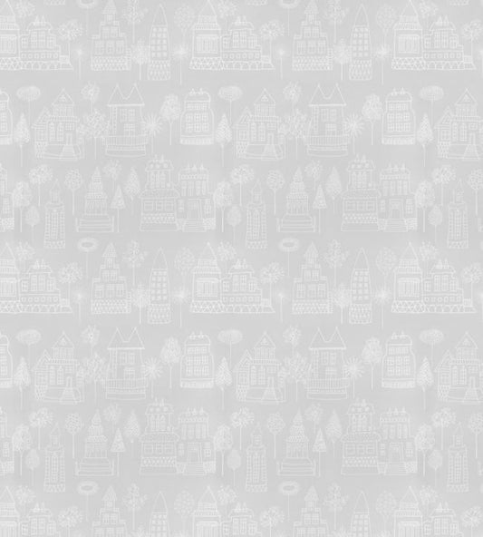Kaspar Nursery Wallpaper - Silver