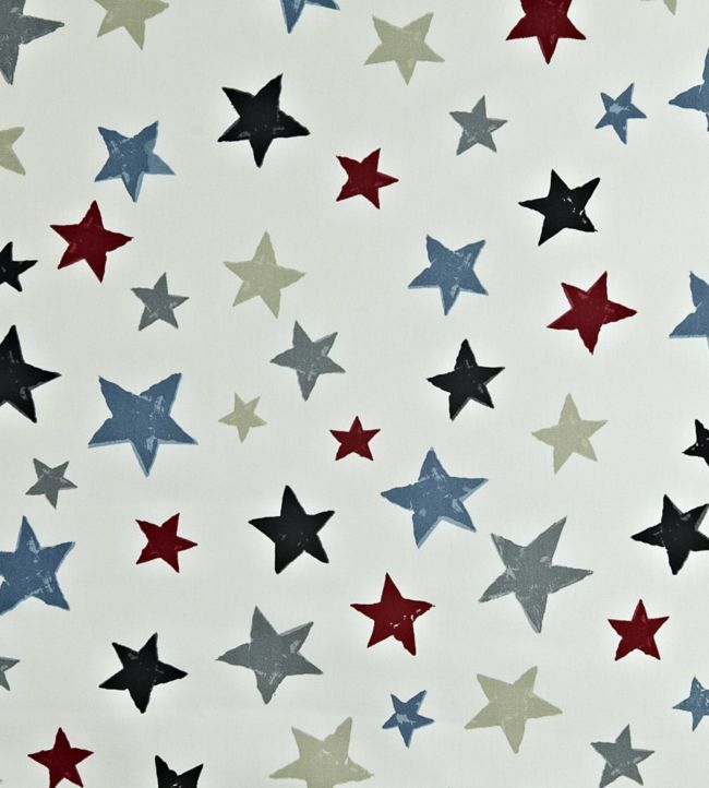 Superstar Nursery Fabric - Gray