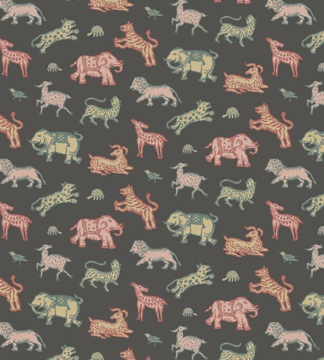 Leonard Nursery Wallpaper - Gray