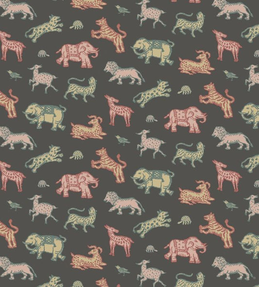 Leonard Nursery Wallpaper - Gray