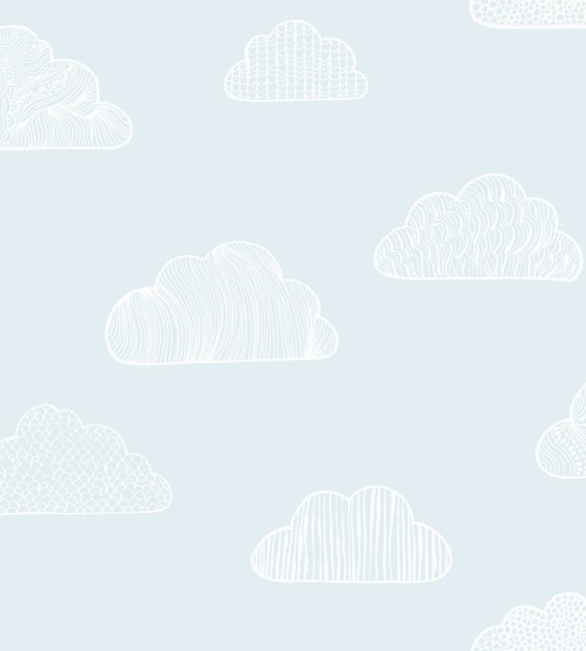 Claudia Children's Wallpaper - Blue